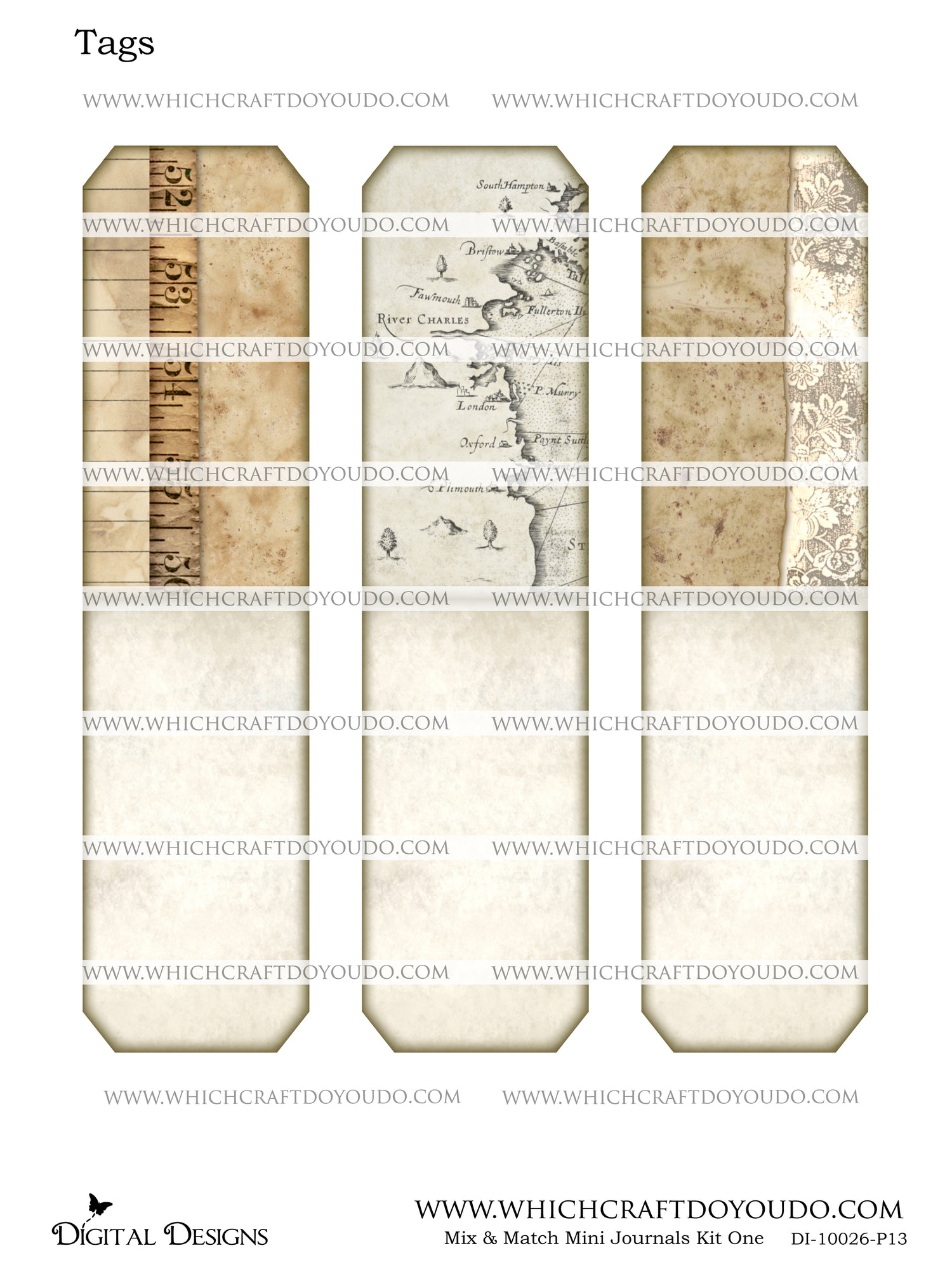 Mix & Match Mini Journals Kit One - DI-10026 - Digital Download