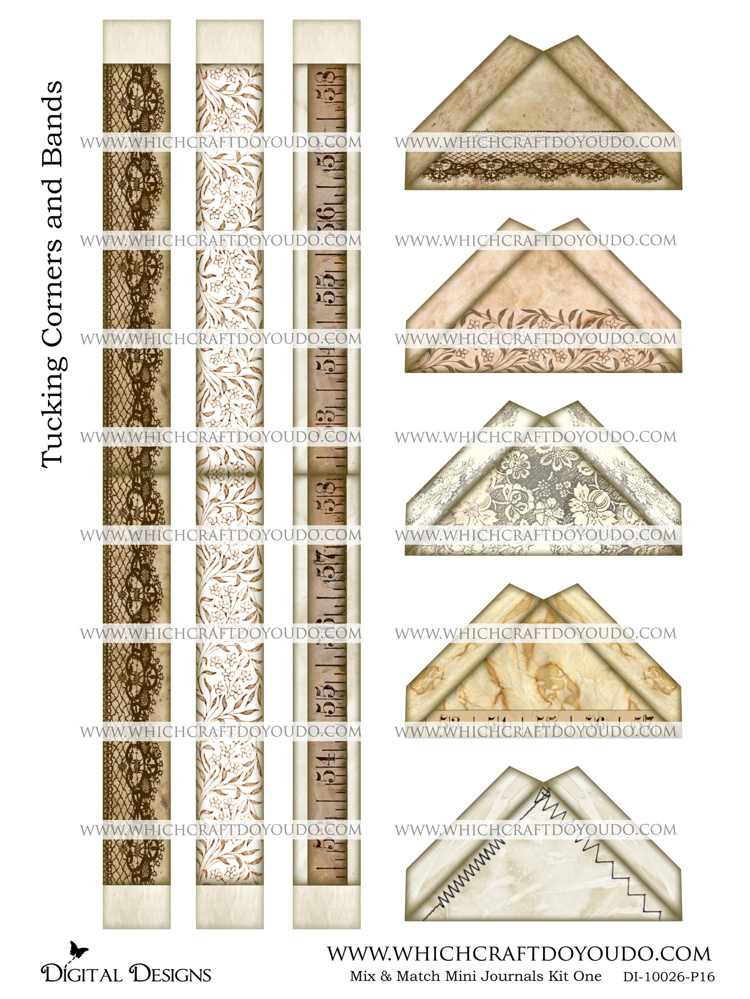 Mix & Match Mini Journals Kit One - DI-10026 - Digital Download