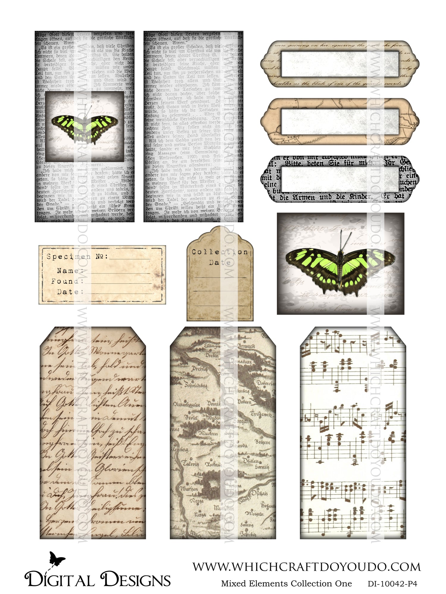 Mixed Elements Collection One - DI-10042 - Digital Download