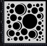 Moon Circles - Stencil - 200mm x 200mm