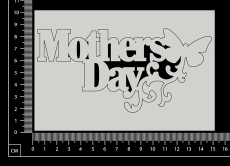 Mothers Day A - White Chipboard