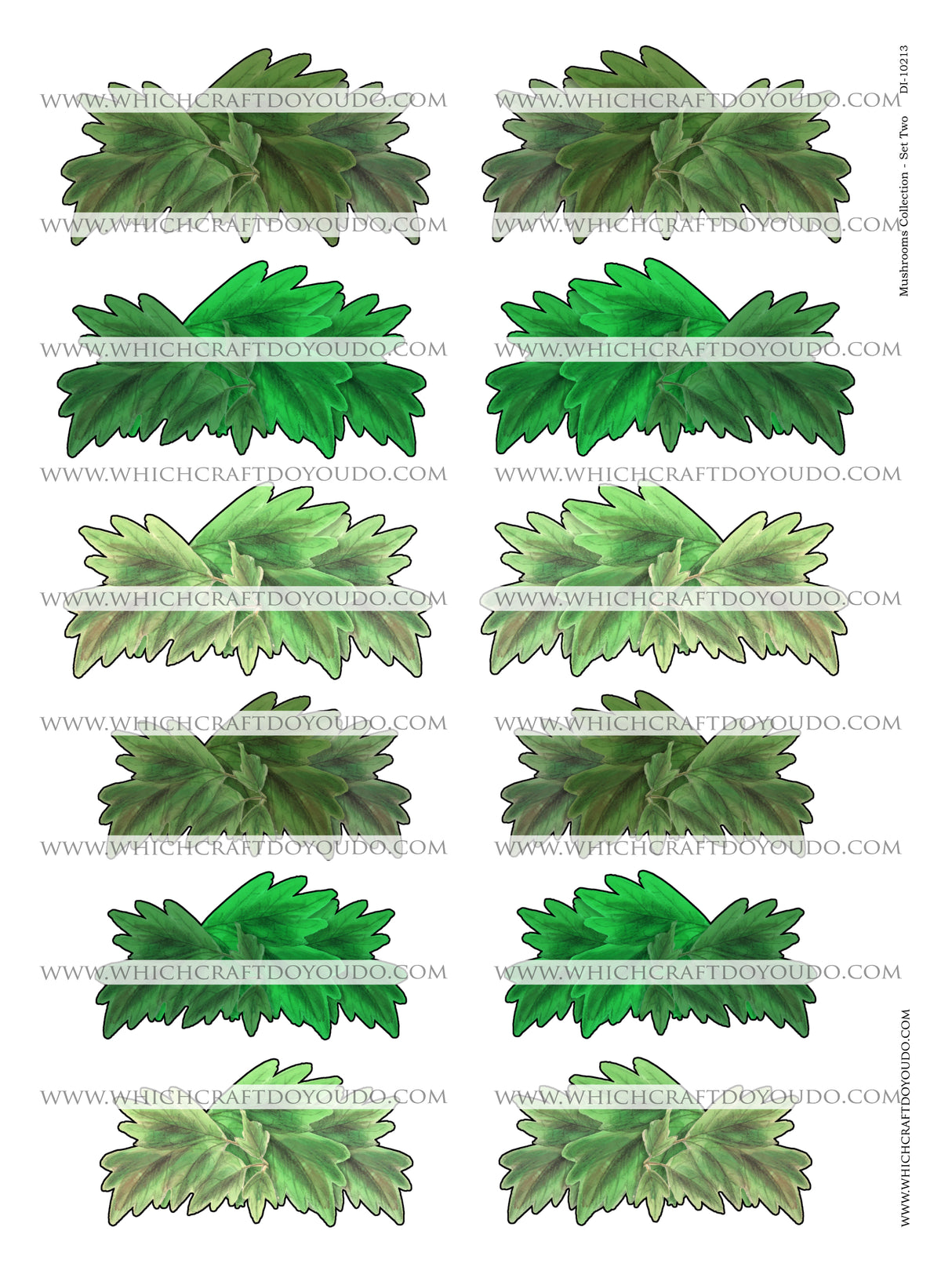 Mushroom Collection - Set Two - DI-10213 - Digital Download