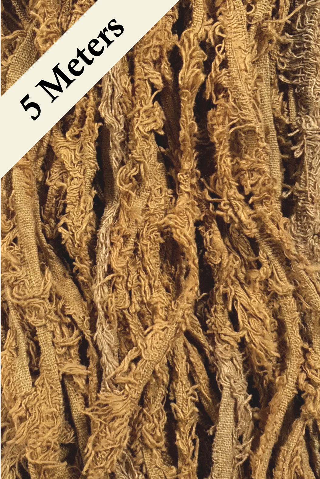 Cotton Frizz Ribbon - Mustard Seed - 5m Pack