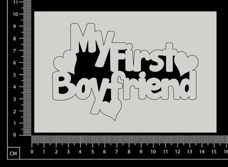 My First Boyfriend - White Chipboard