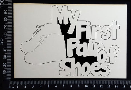 My First Pair of Shoes - A - White Chipboard