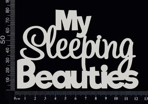 My Sleeping Beauties - AA - Large - White Chipboard