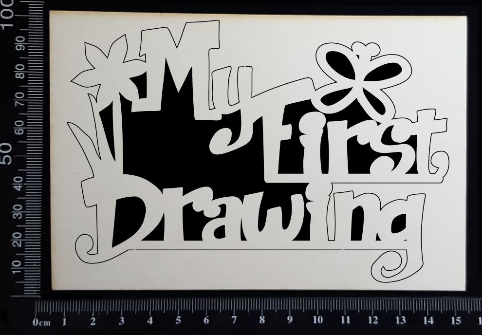 My First Drawing - White Chipboard
