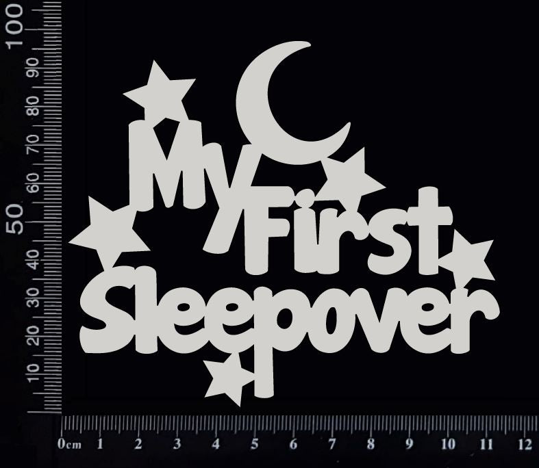 My First Sleepover - A - White Chipboard