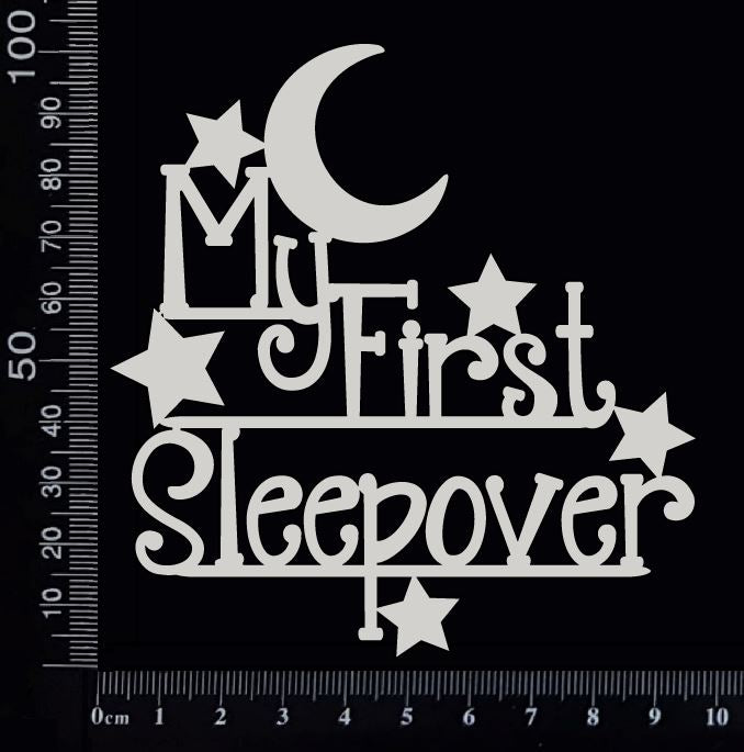 My First Sleepover - B - White Chipboard