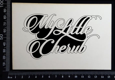 My Little Cherub - White Chipboard