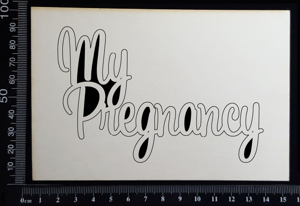 My Pregnancy - White Chipboard