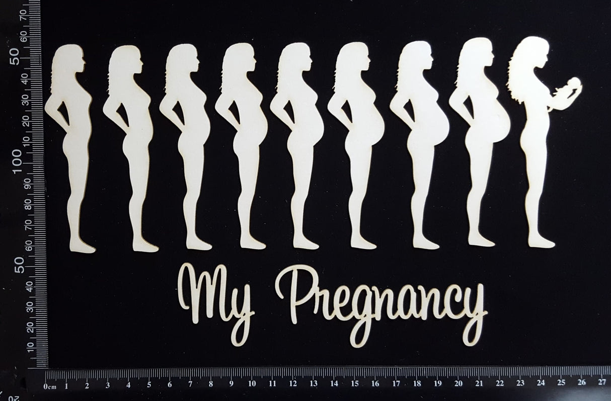 Pregnancy Set - A - White Chipboard