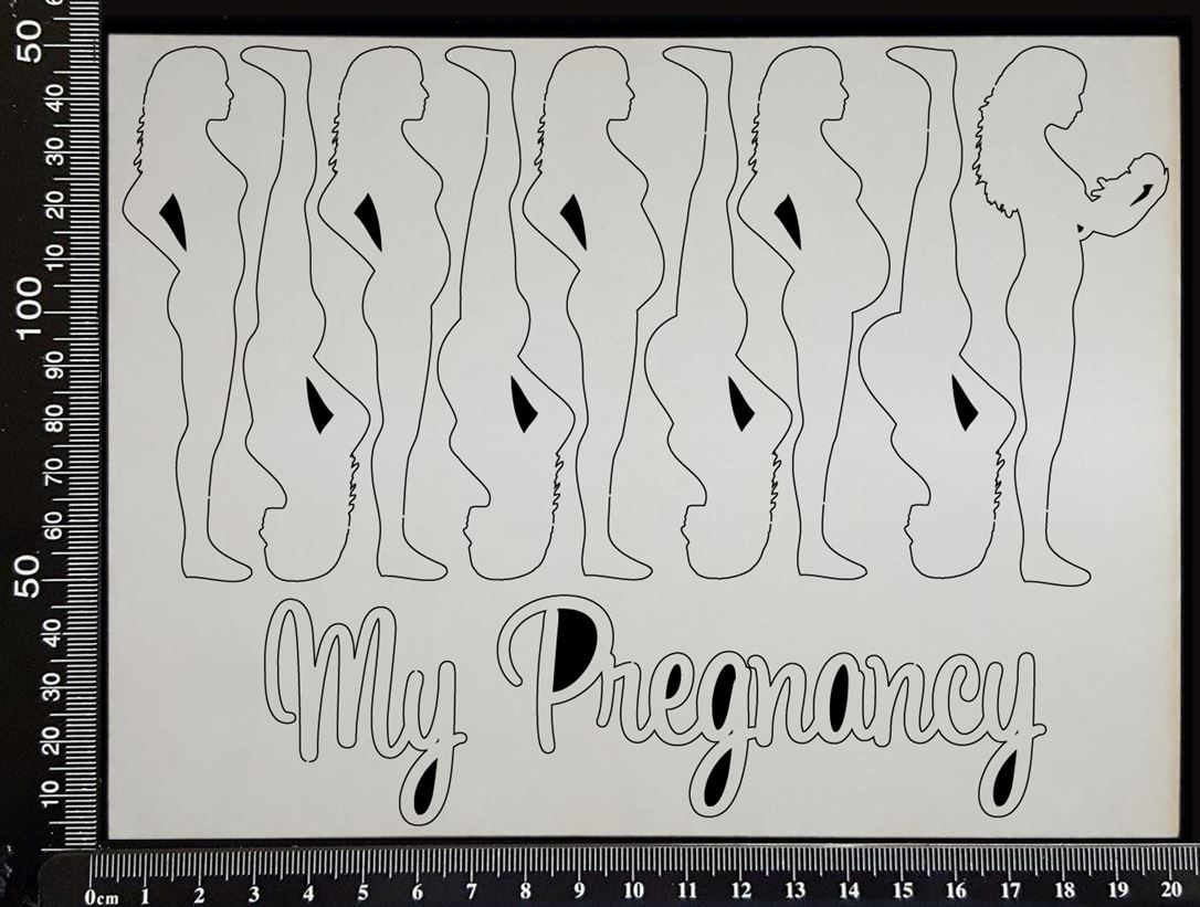Pregnancy Set - A - White Chipboard