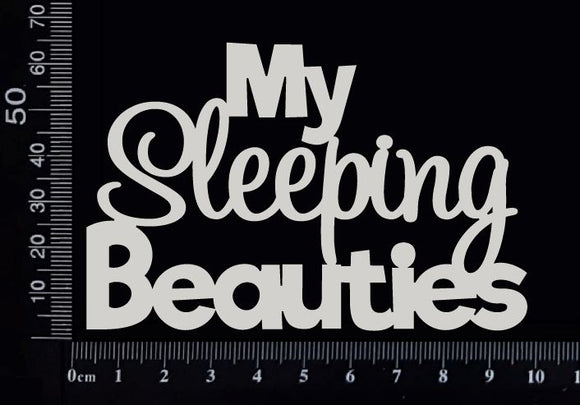My Sleeping Beauties - AB - Small - White Chipboard