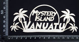 Mystery Island Vanuatu - White Chipboard