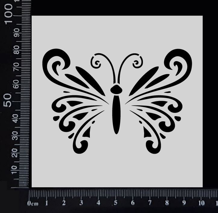 Mystical Butterfly - Stencil - 100mm x 100mm