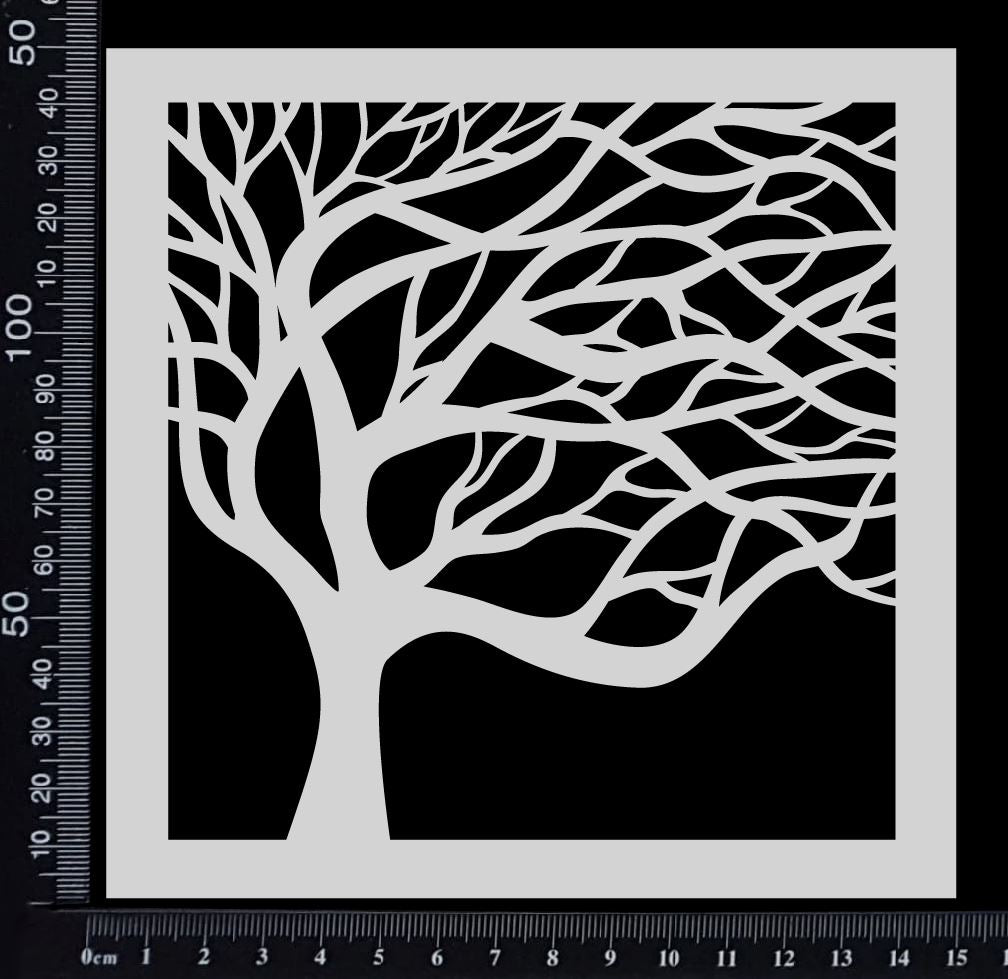 Mystical Tree - Stencil - 150mm x 150mm – Whichcraft Do You Do mystical-tree-stencil-150mm-x-150mm-whichcraft-do-you-do