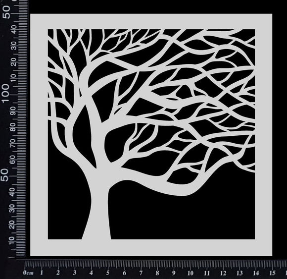 Mystical Tree - Stencil - 150mm x 150mm