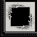 Mystical Vine Frame - A - White Chipboard