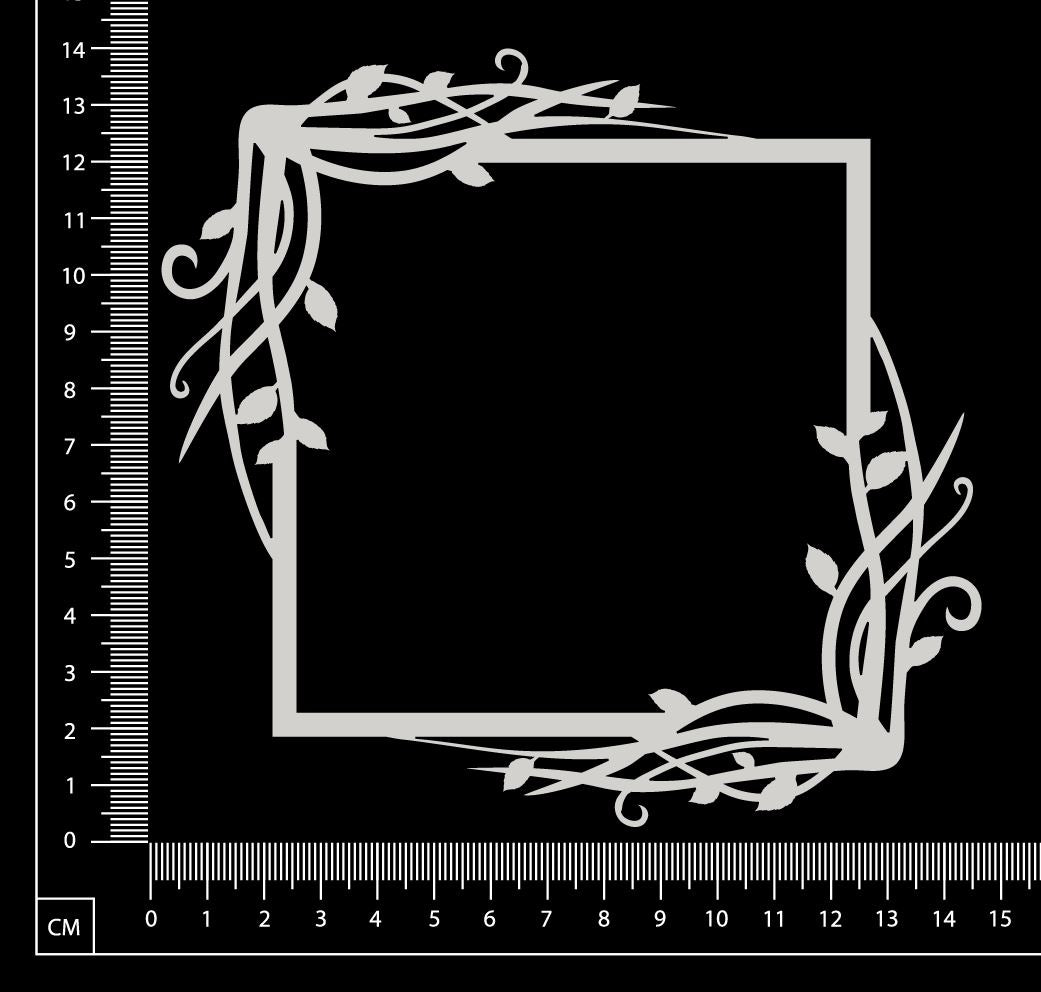 Mystical Vine Frame - A - White Chipboard