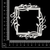 Mystical Vine Frame - C - White Chipboard