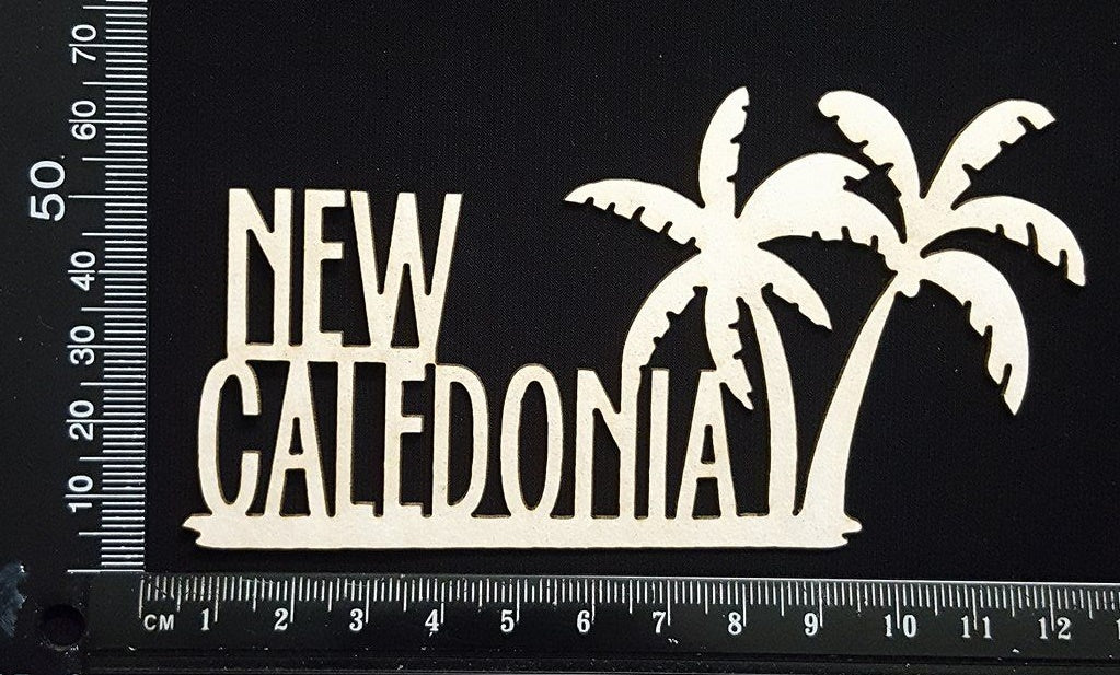 New Caledonia - White Chipboard