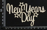 New Years Day - White Chipboard
