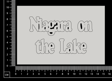 Niagara on the Lake - White Chipboard