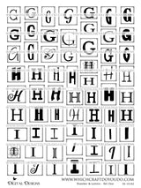 Numbers & Letters - Set One - DI-10182 - Digital Download