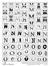 Numbers & Letters - Set One - DI-10182 - Digital Download