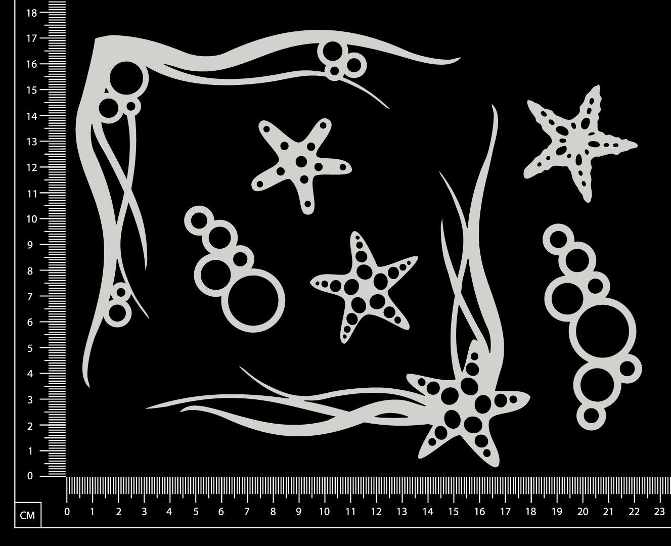 Ocean Corners Set - White Chipboard