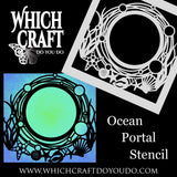 Ocean Portal - Stencil - 150mm x 150mm