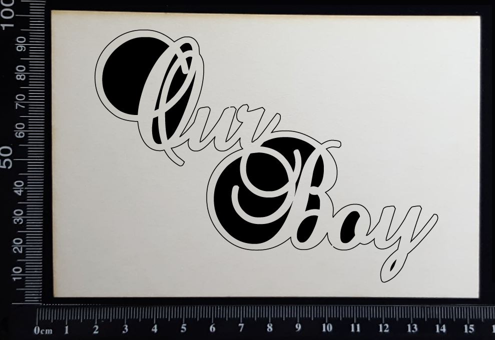 Our Boy - White Chipboard