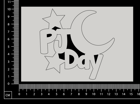 PJ Day - C - White Chipboard