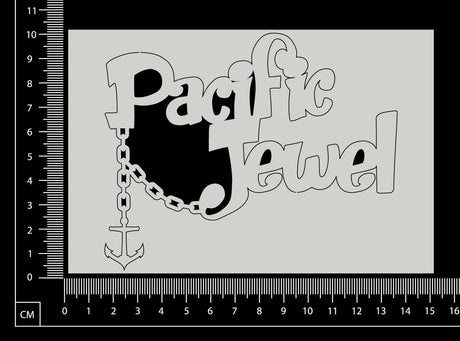 Pacific Jewel - White Chipboard