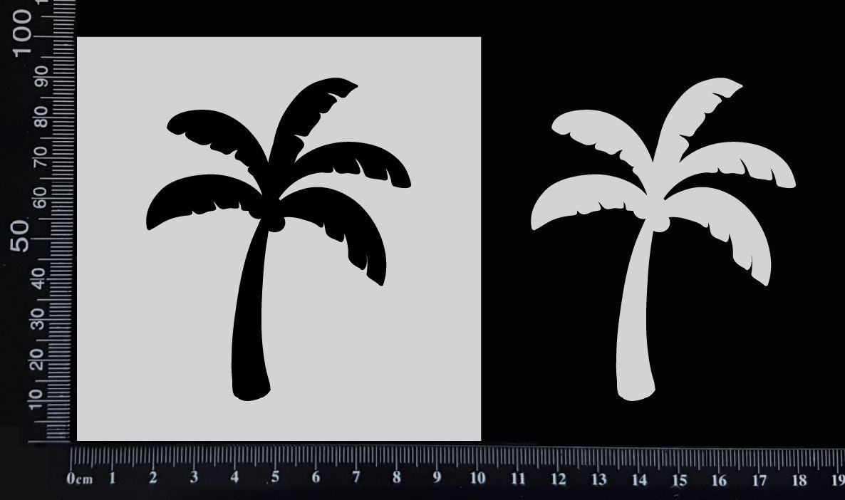 Palm Tree - Stencil - 100mm x 100mm