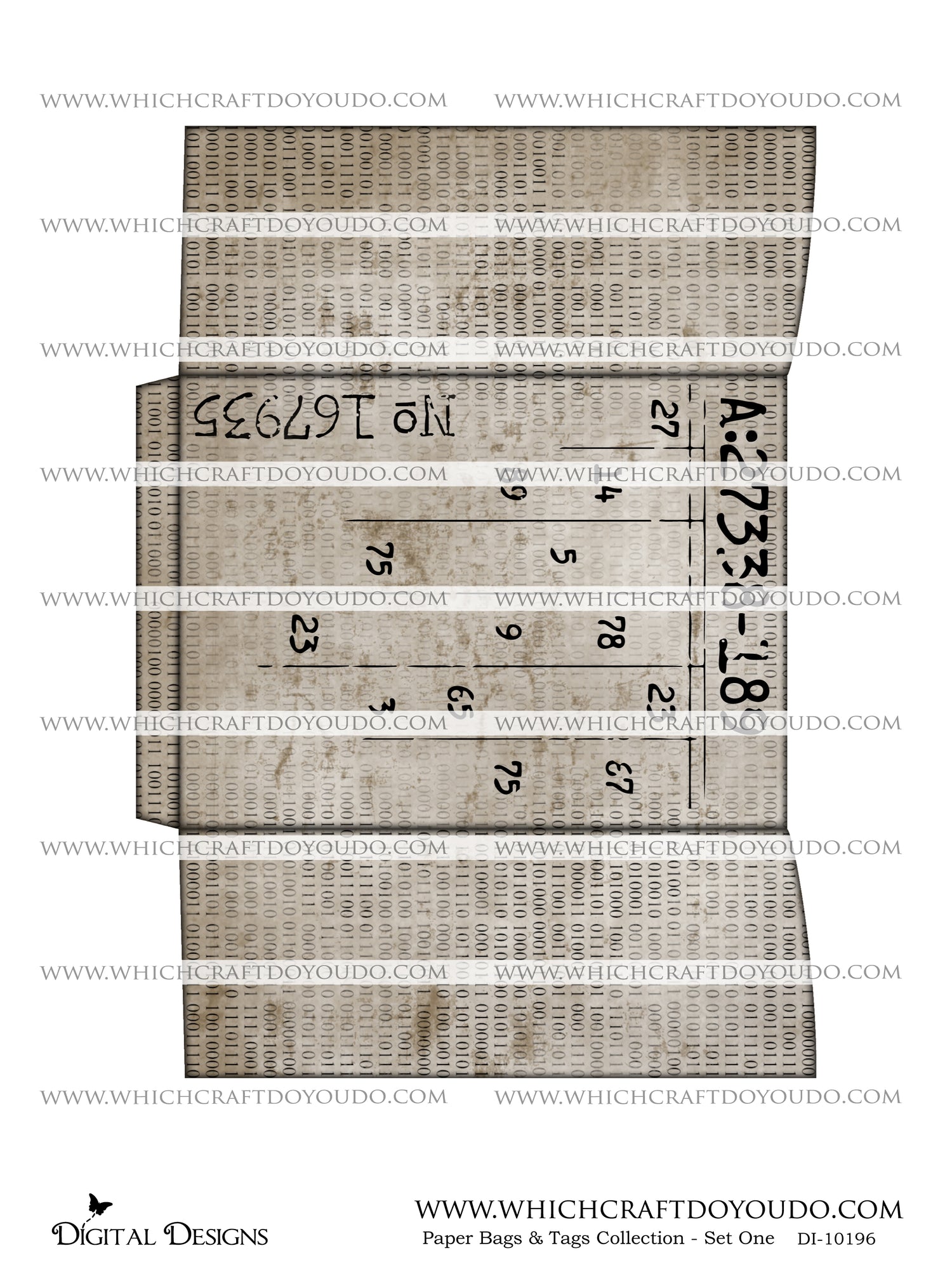 Paper Bags & Tags Collection - Set One - DI-10196 - Digital Download