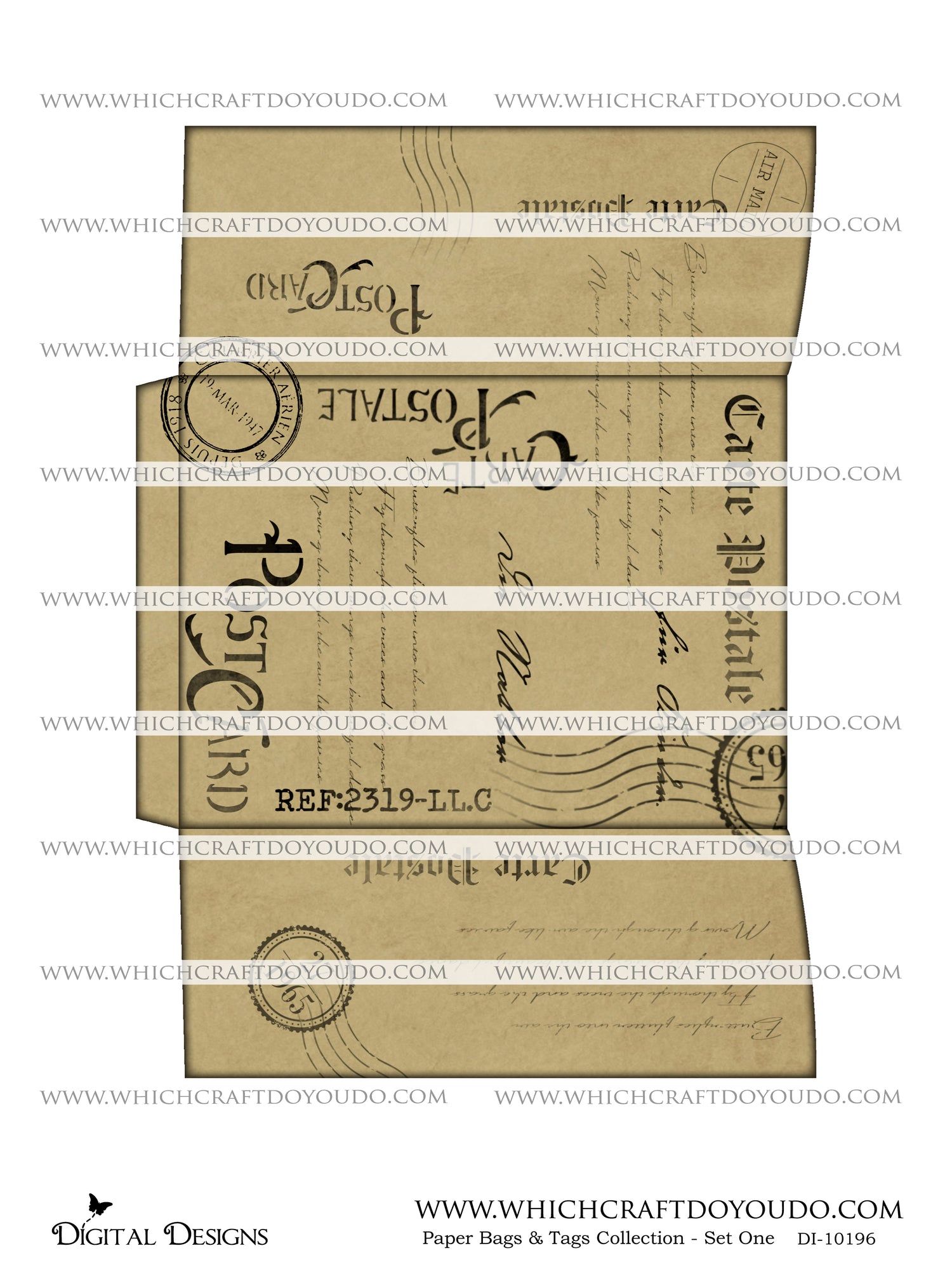 Paper Bags & Tags Collection - Set One - DI-10196 - Digital Download