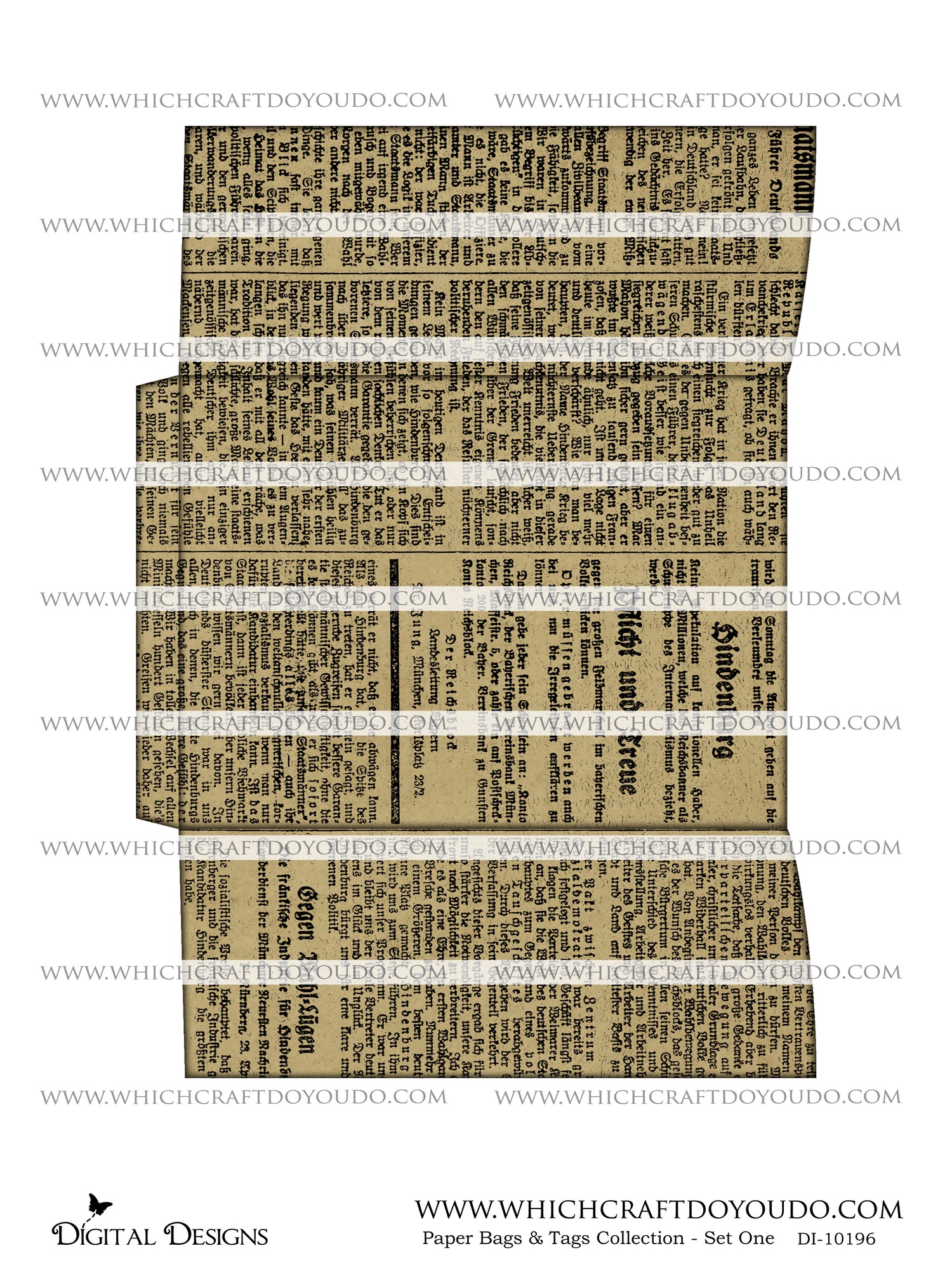 Paper Bags & Tags Collection - Set One - DI-10196 - Digital Download