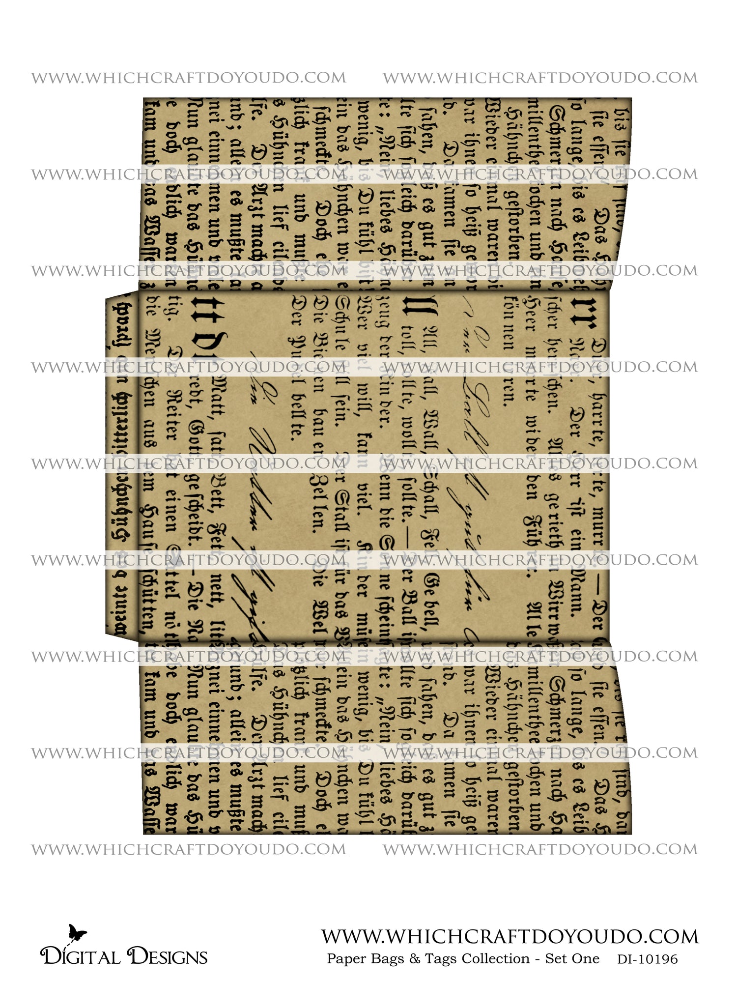 Paper Bags & Tags Collection - Set One - DI-10196 - Digital Download