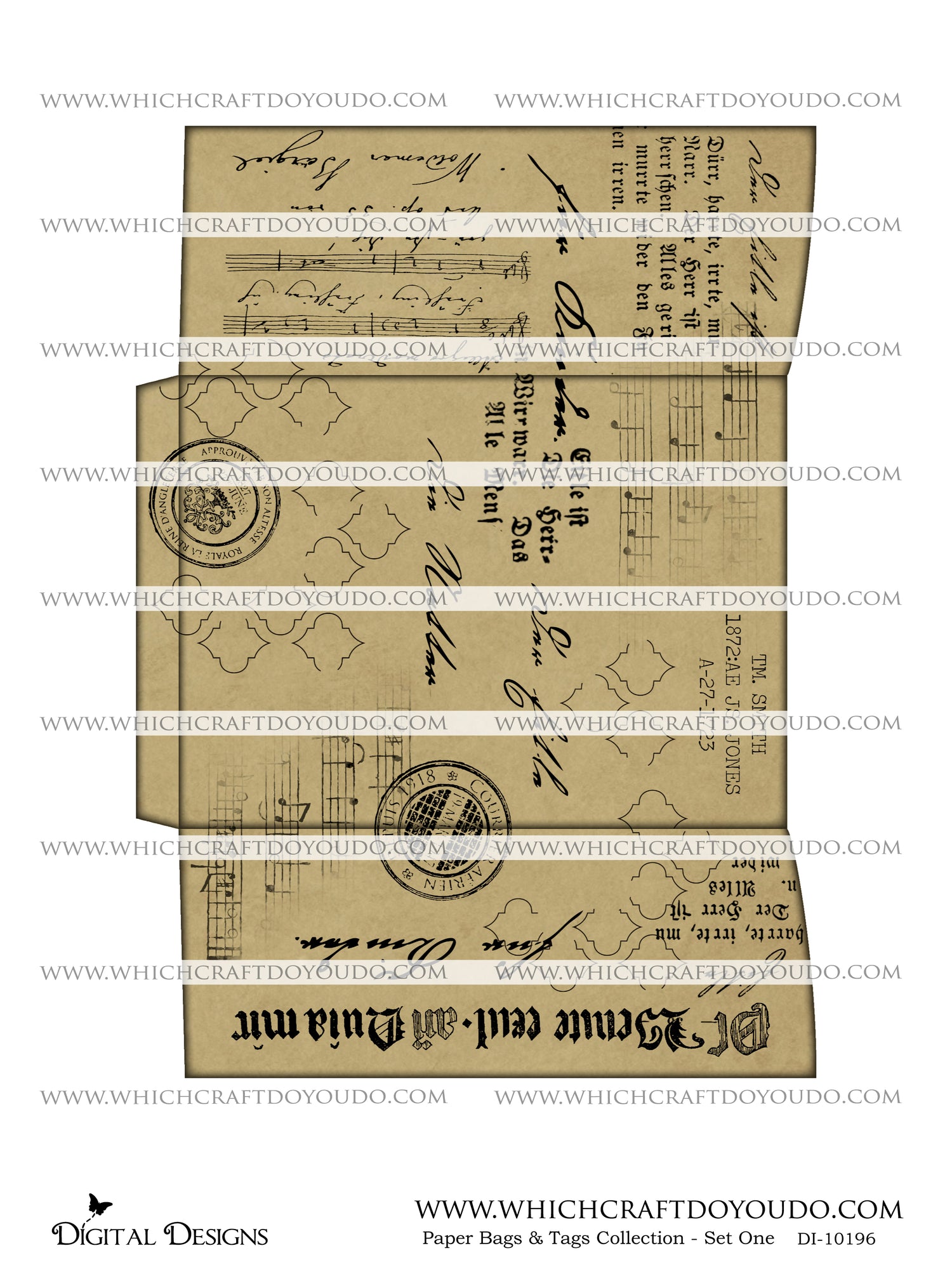 Paper Bags & Tags Collection - Set One - DI-10196 - Digital Download
