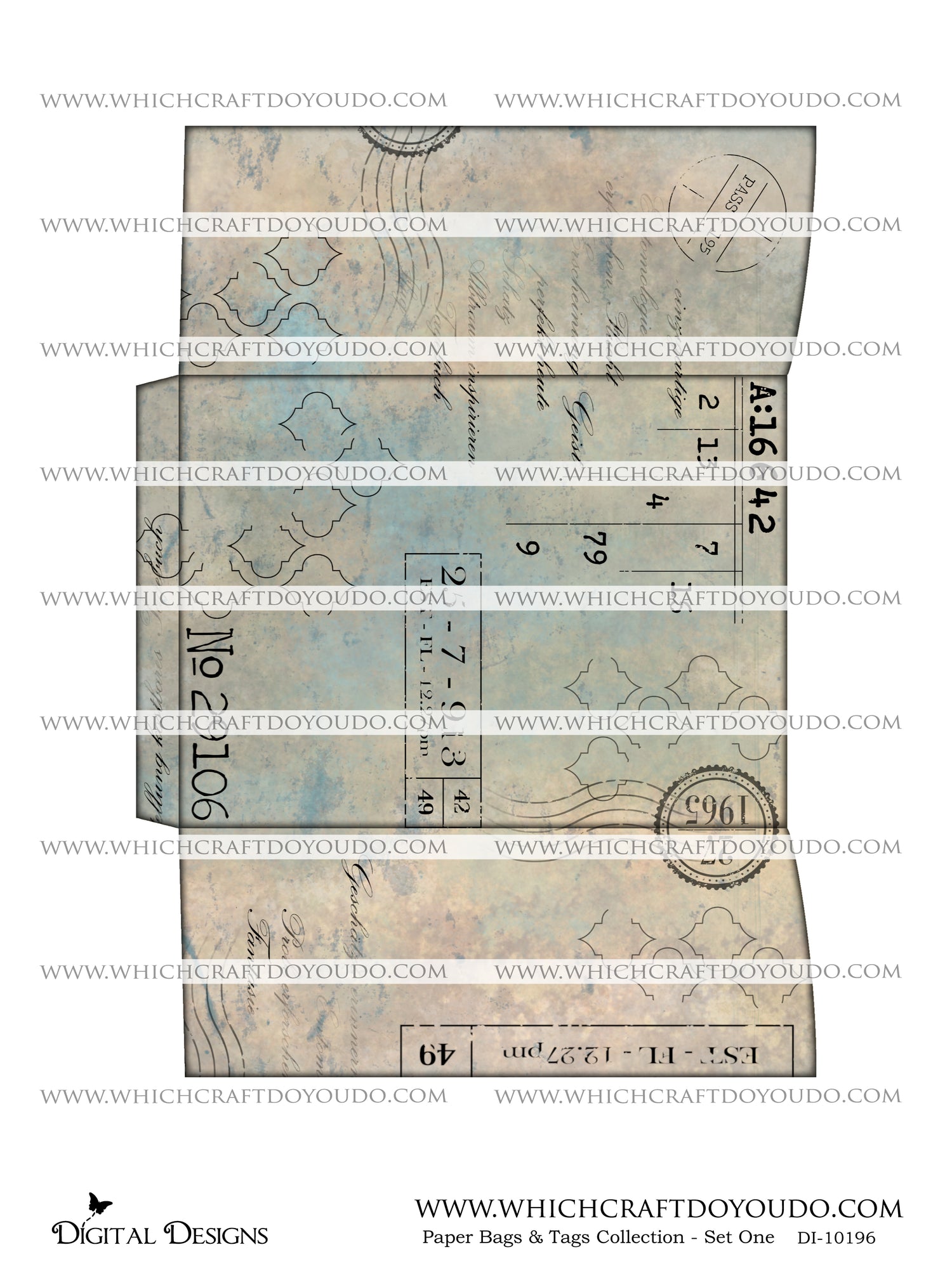 Paper Bags & Tags Collection - Set One - DI-10196 - Digital Download