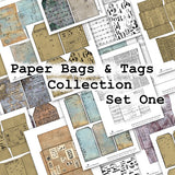 Paper Bags & Tags Collection - Set One - DI-10196 - Digital Download