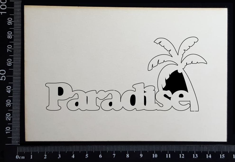 Paradise - B - White Chipboard