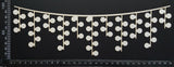 Party Lights Border - Large -  White Chipboard