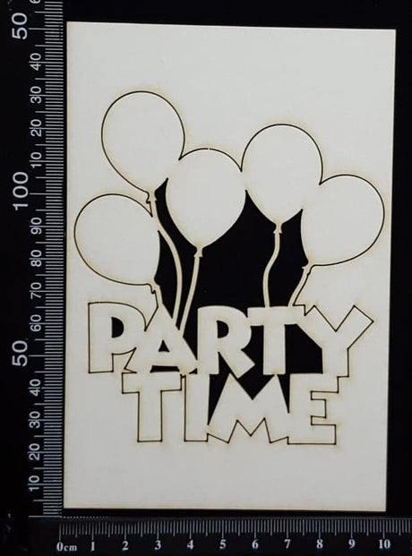 Party Time - White Chipboard