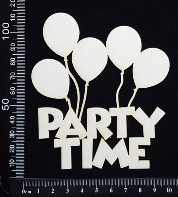 Party Time - White Chipboard