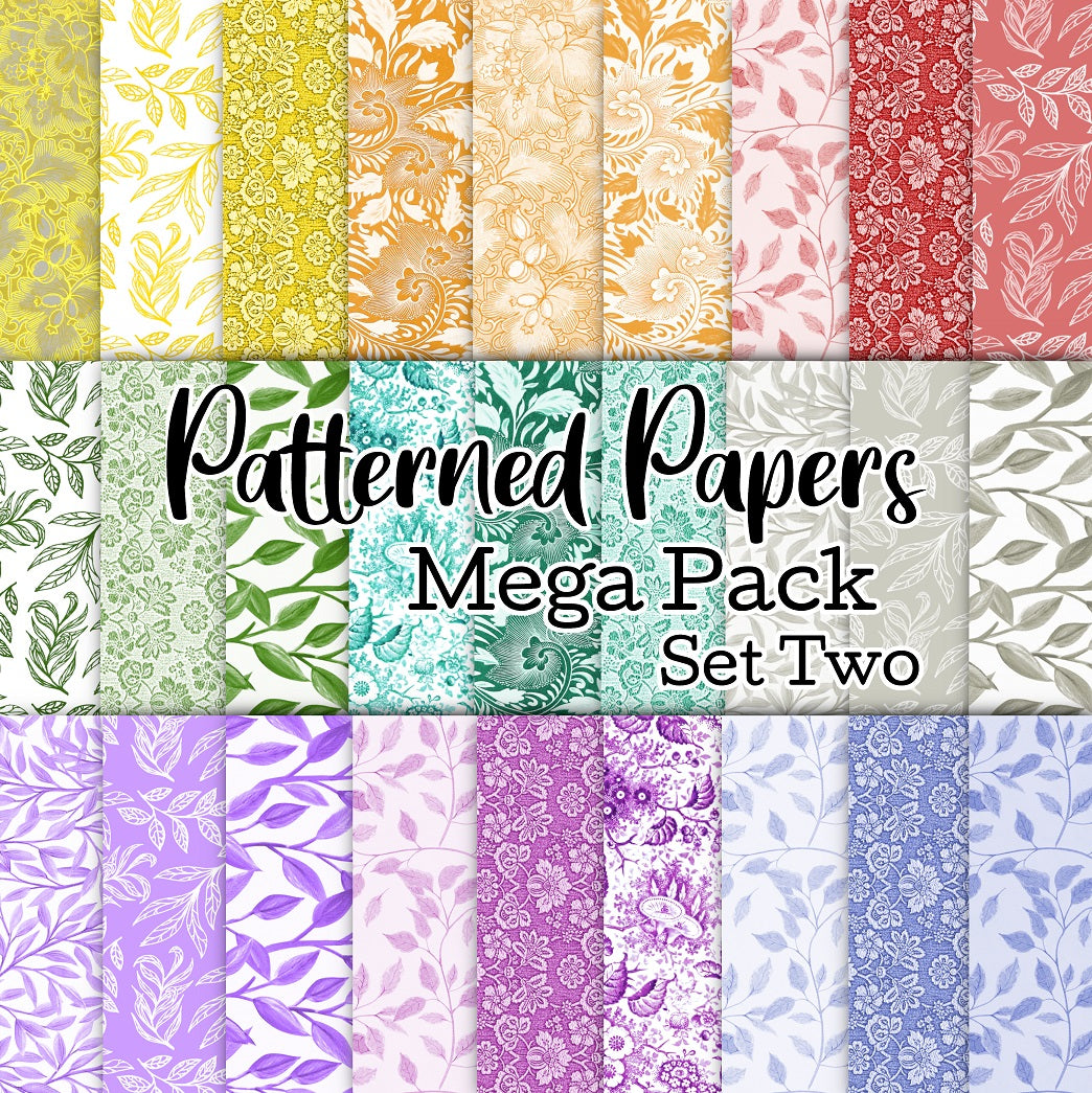 Patterned Papers Mega Pack - Set Two - DI-10205 - Digital Download