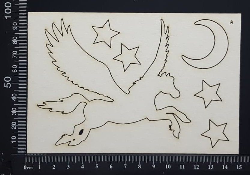 Pegasus Set - A - White Chipboard