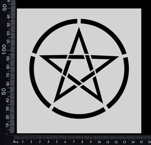 Pentagram - Stencil - 150mm x 150mm